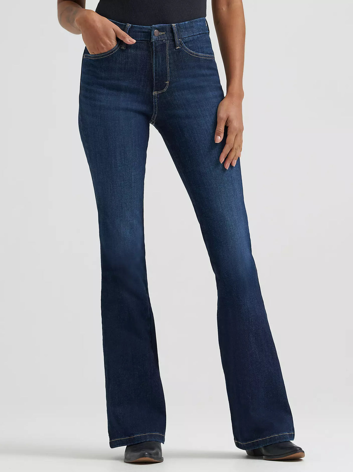 Wrangler Women's BESPOKE High Rise Flare Jean 34Leg - Madilyn