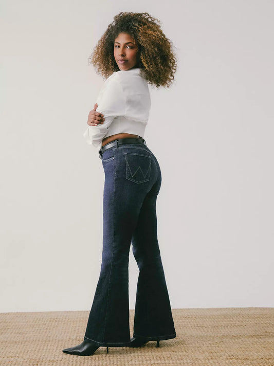 Wrangler Women's BESPOKE High Rise Flare Jean 34Leg - Madilyn