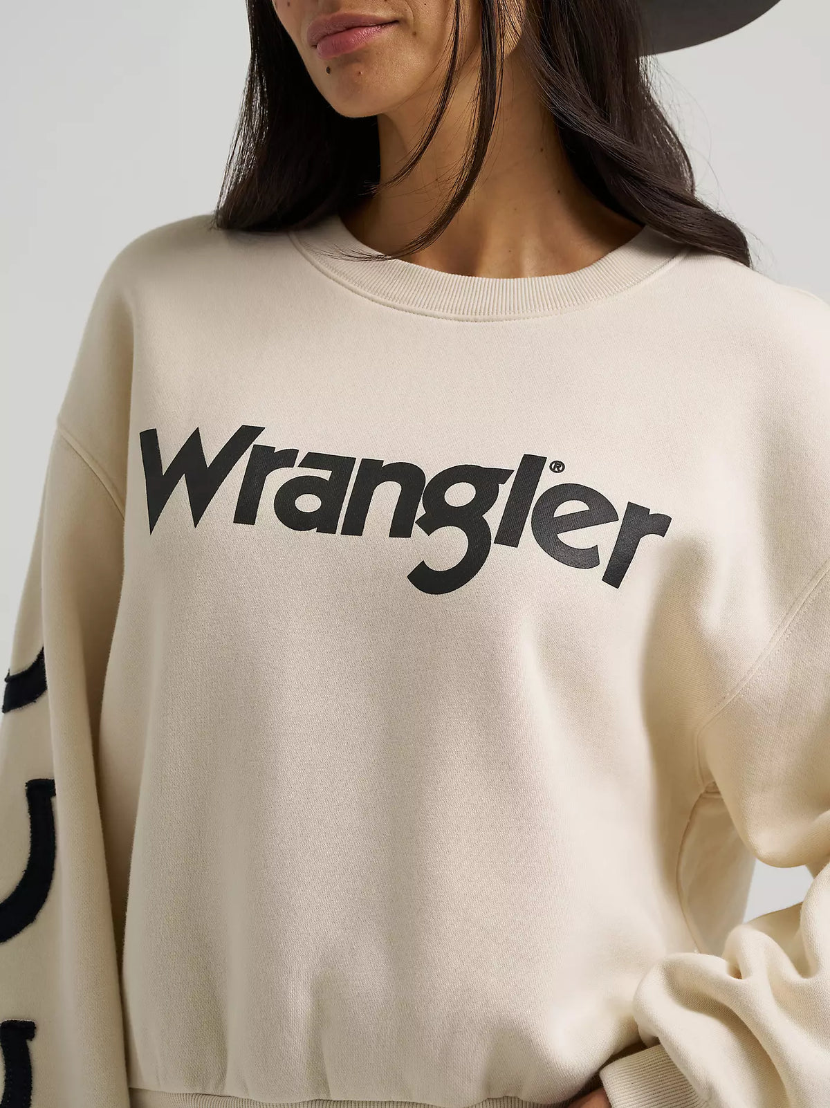Wrangler Women's Lucky Logo Crew Sweatshirt