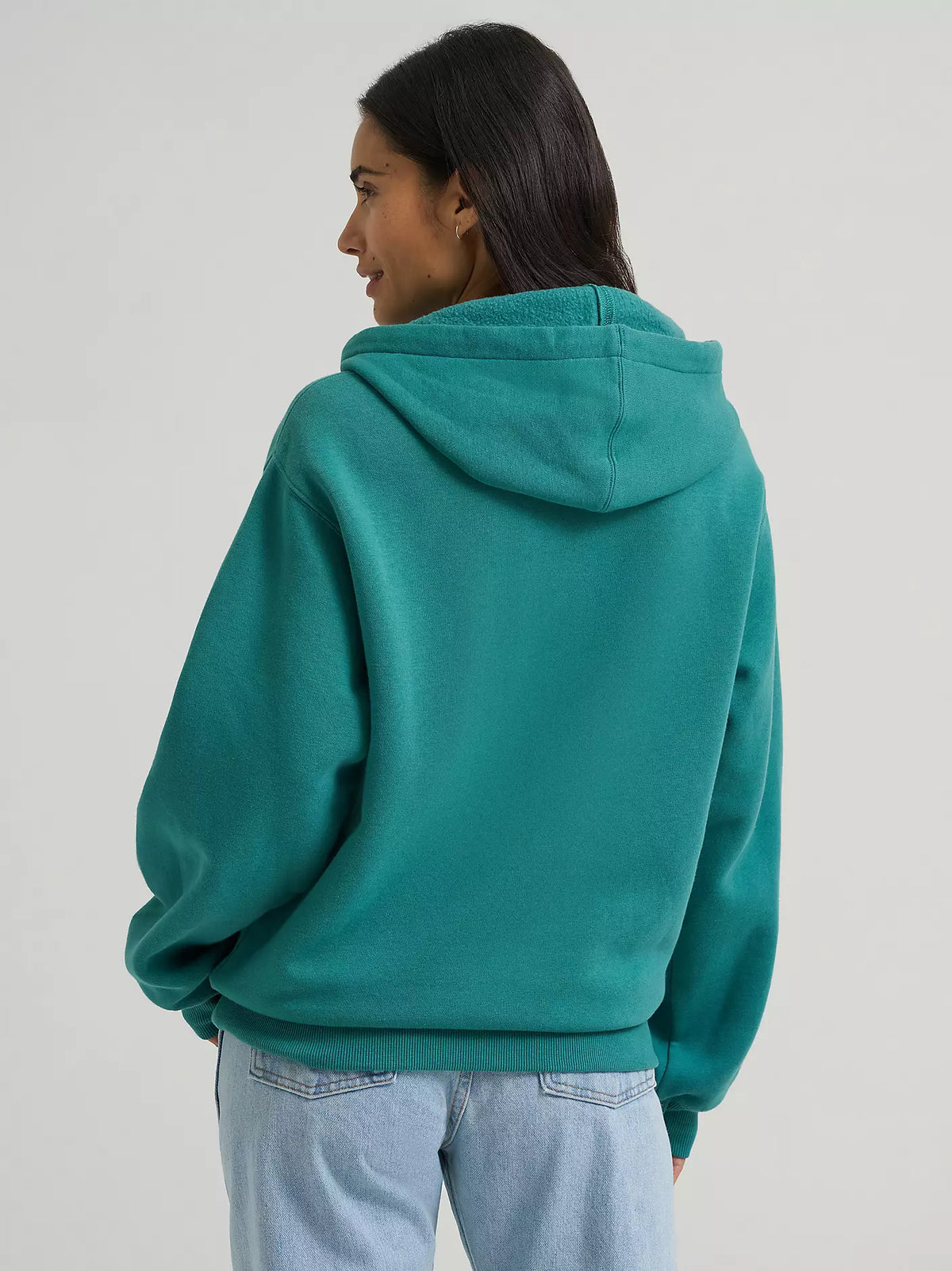 Women’s Wrangler Wide Open Spaces Logo Hoodie - Teal Dream