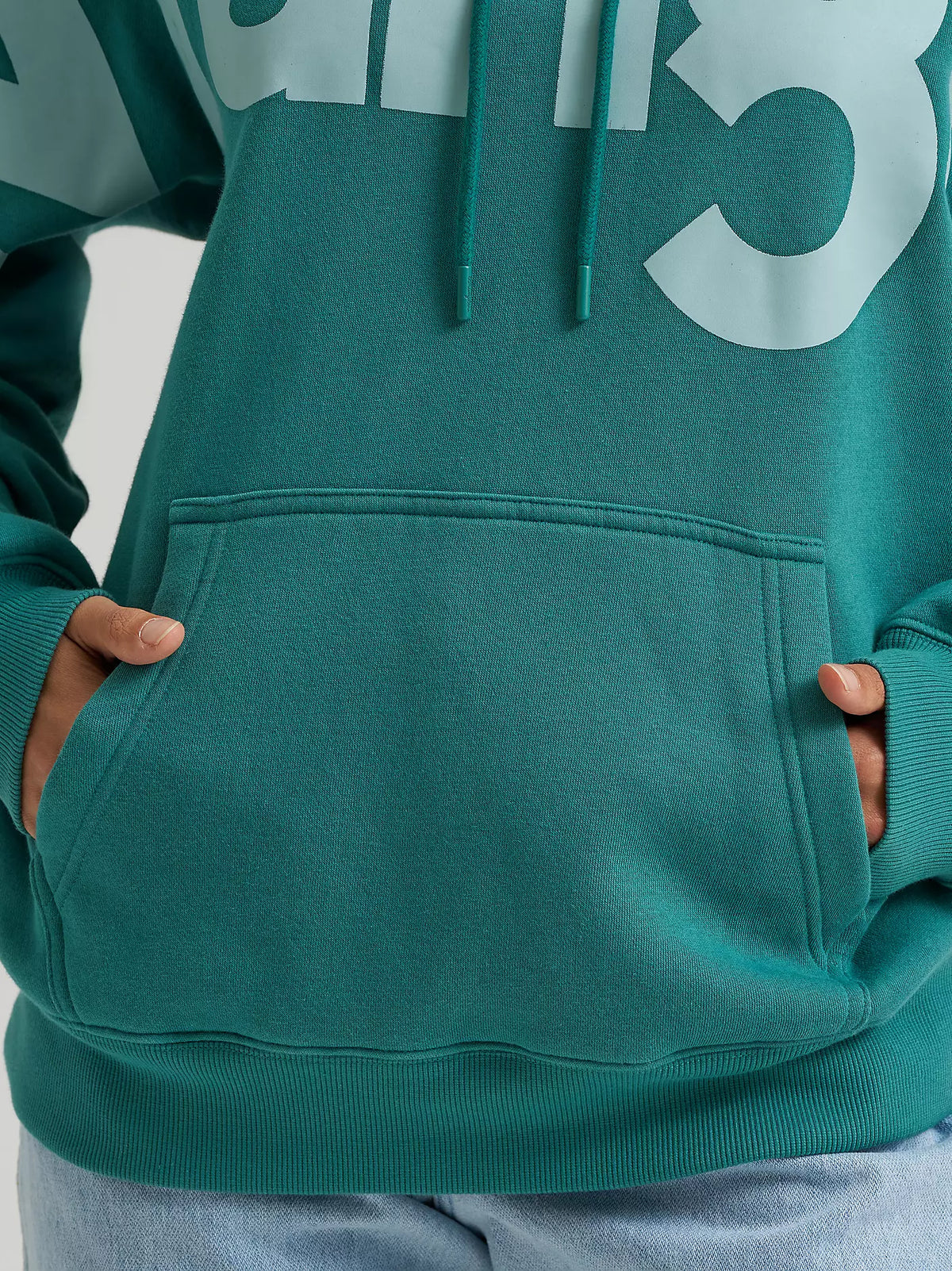 Women’s Wrangler Wide Open Spaces Logo Hoodie - Teal Dream