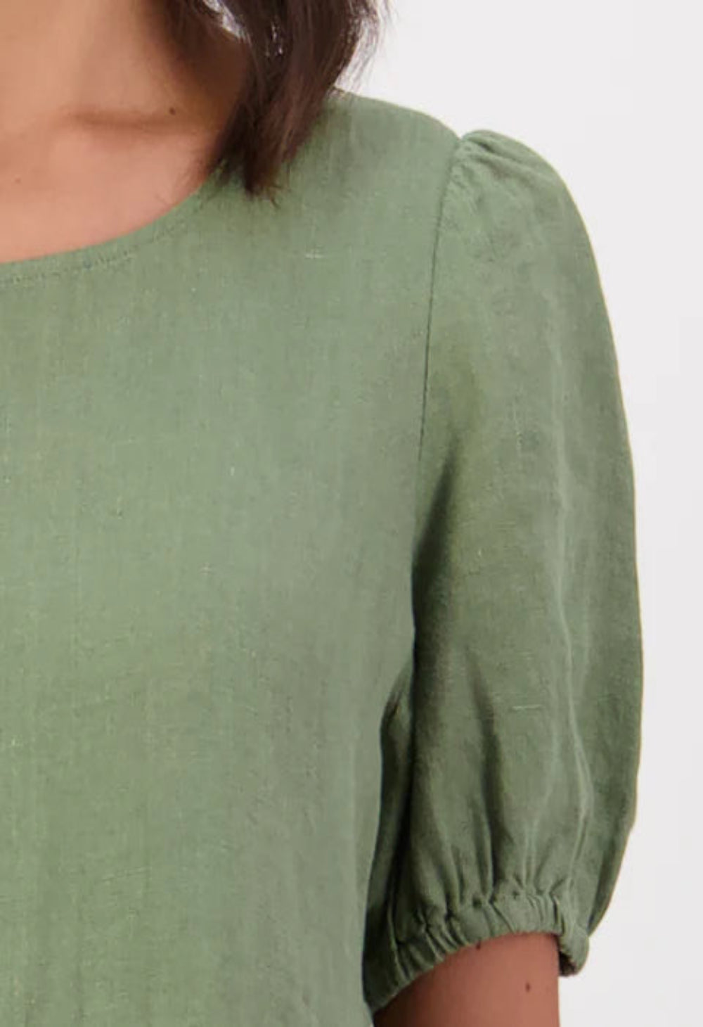 Swanndri Women's Alma Gathered Dress - Clover