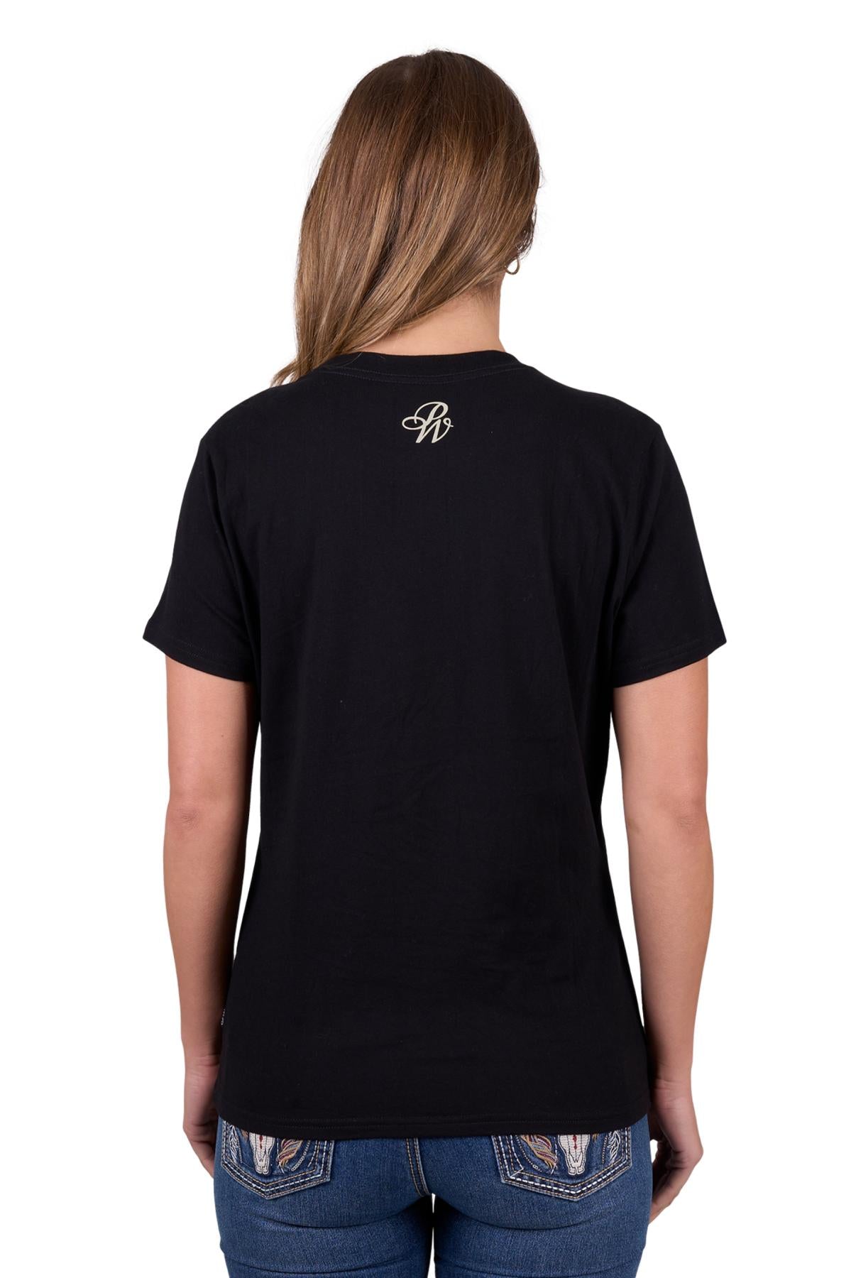 Pure Western Women’s Jocelyn Short Sleeve Tee - Black
