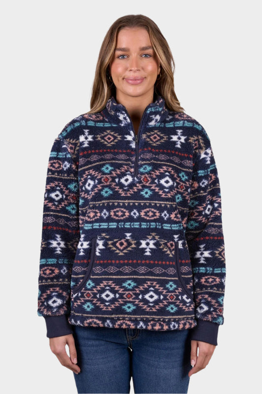 Pure Western Women’s Luna 1/4 Zip Pullover - Multi