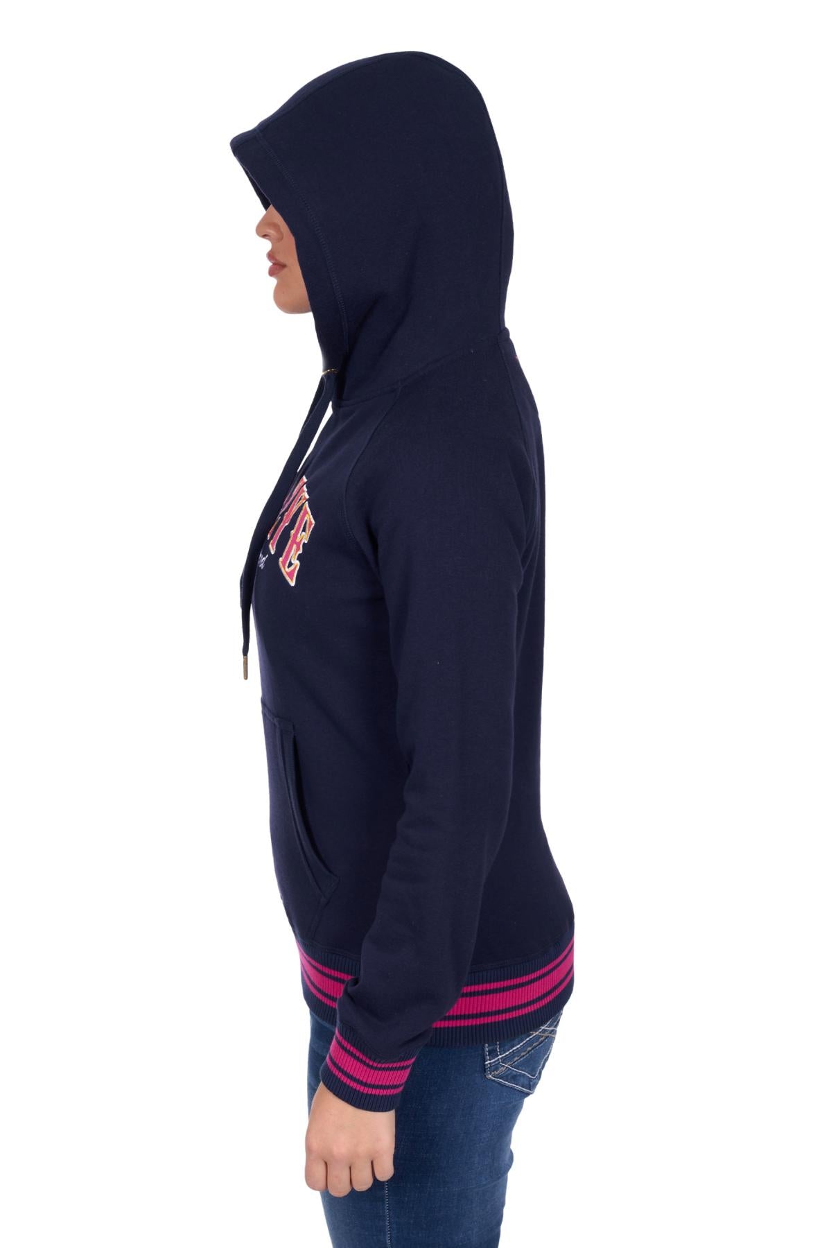 Bullzye Women's Morgan Pullover Hoodie - NAVY