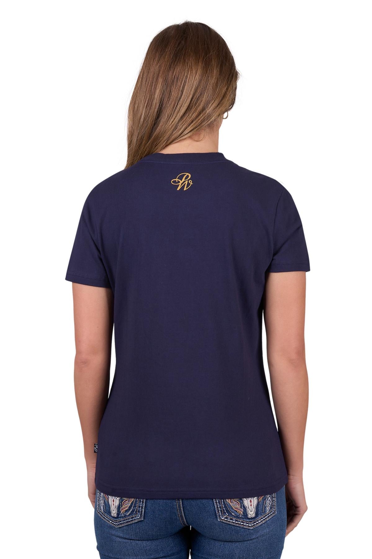 Pure Western Women’s Renee Short Sleeve Tee - Navy