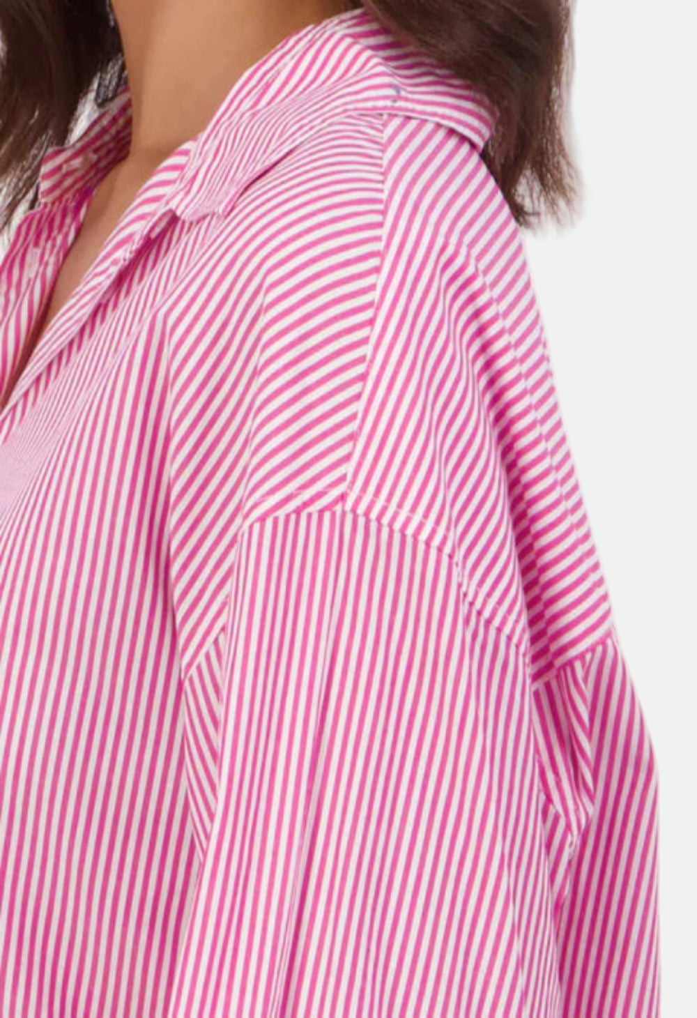 Swanndri Women's Sienna Long Sleeve Shirt - Watermelon Stripe