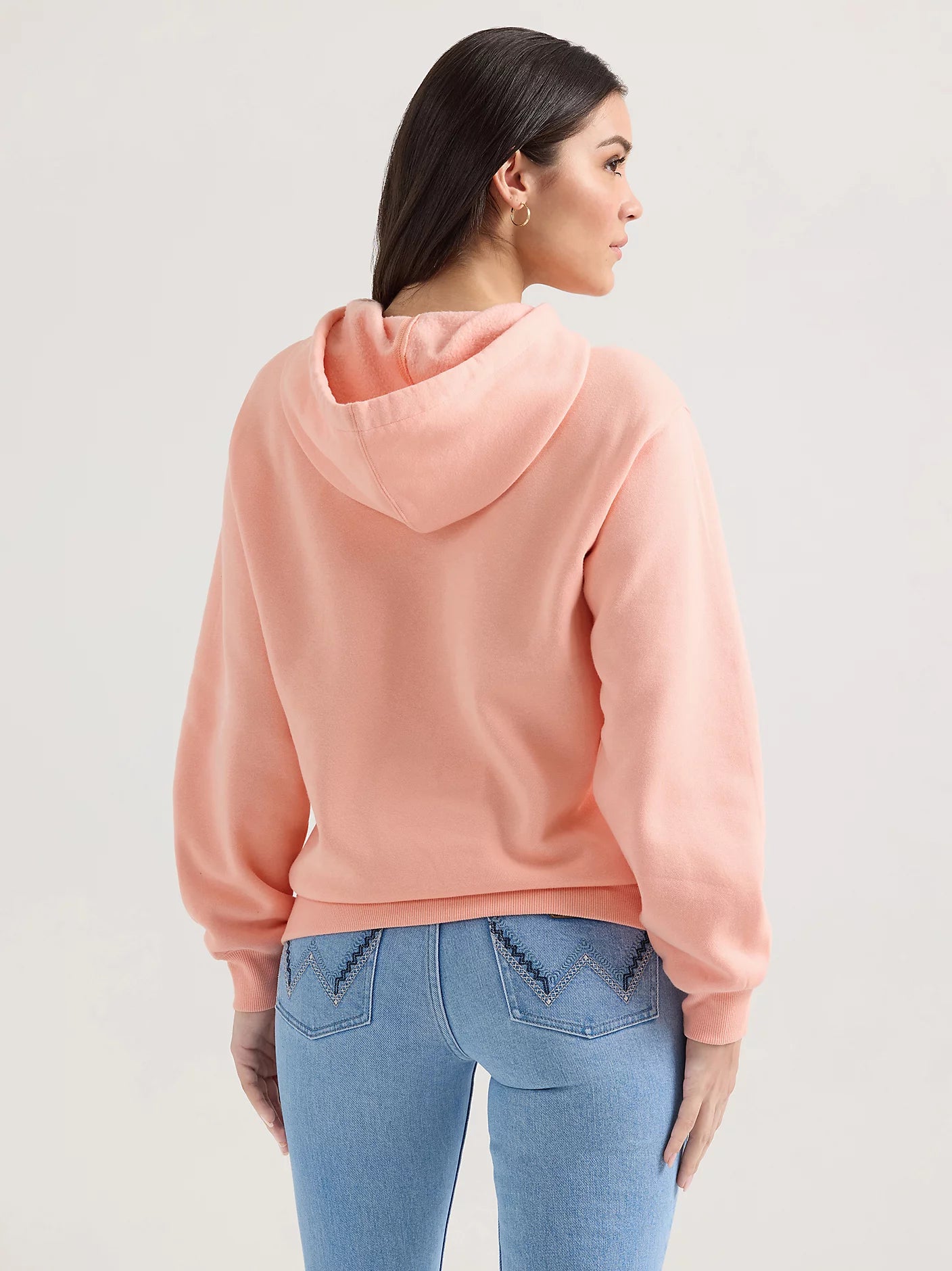 Wrangler Women's Bold Logo Hoodie - Pink