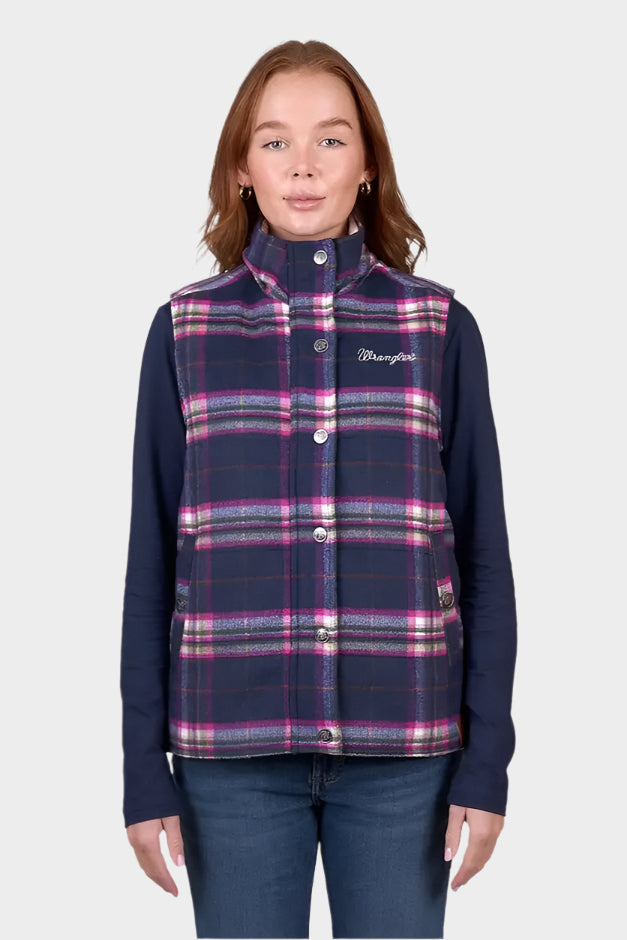 Wrangler Women's Selma Vest - Navy