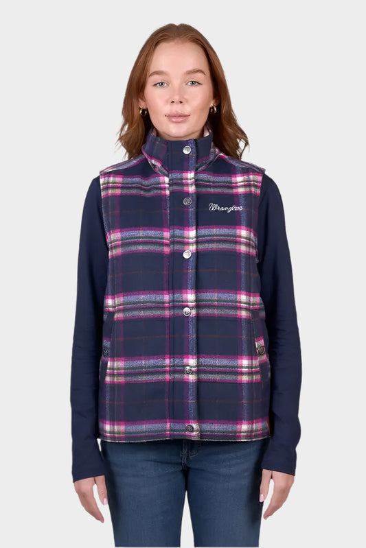 Wrangler Women's Selma Vest - Navy