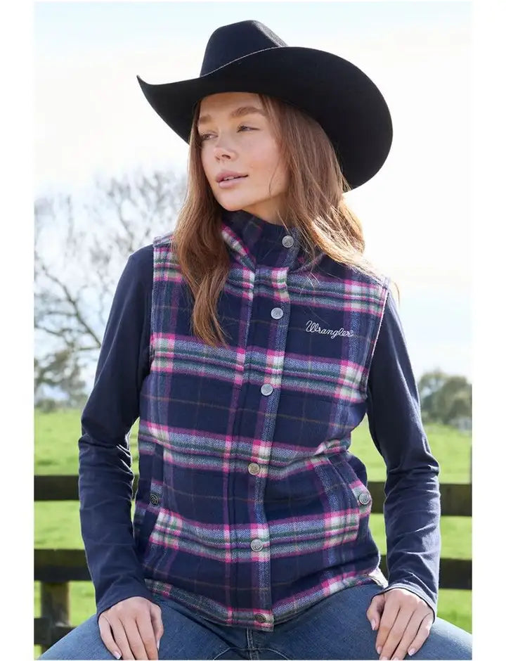 Wrangler Women's Selma Vest - Navy