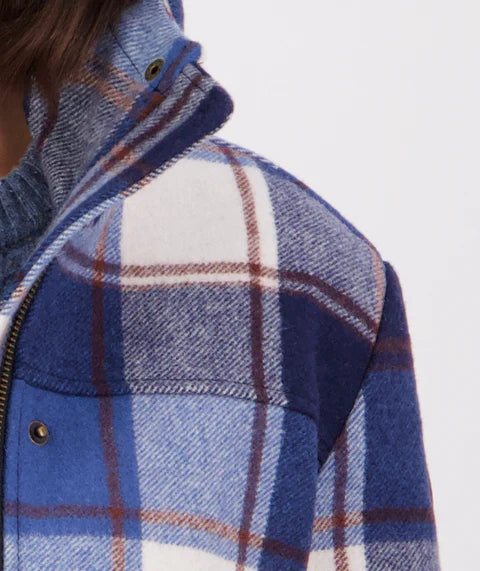 Swanndri Women's Annmore Wool Overcoat - Fitzroy Check