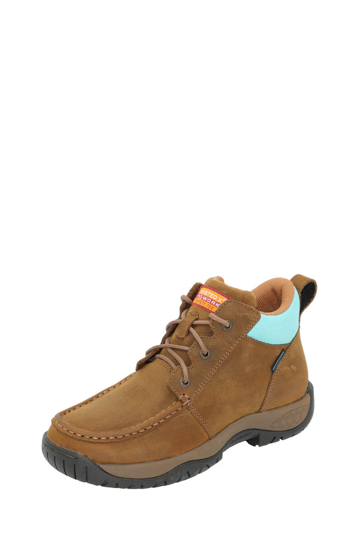 Twisted X Women's 4" All Round Work Boot - Oiledsaddle/Aruba