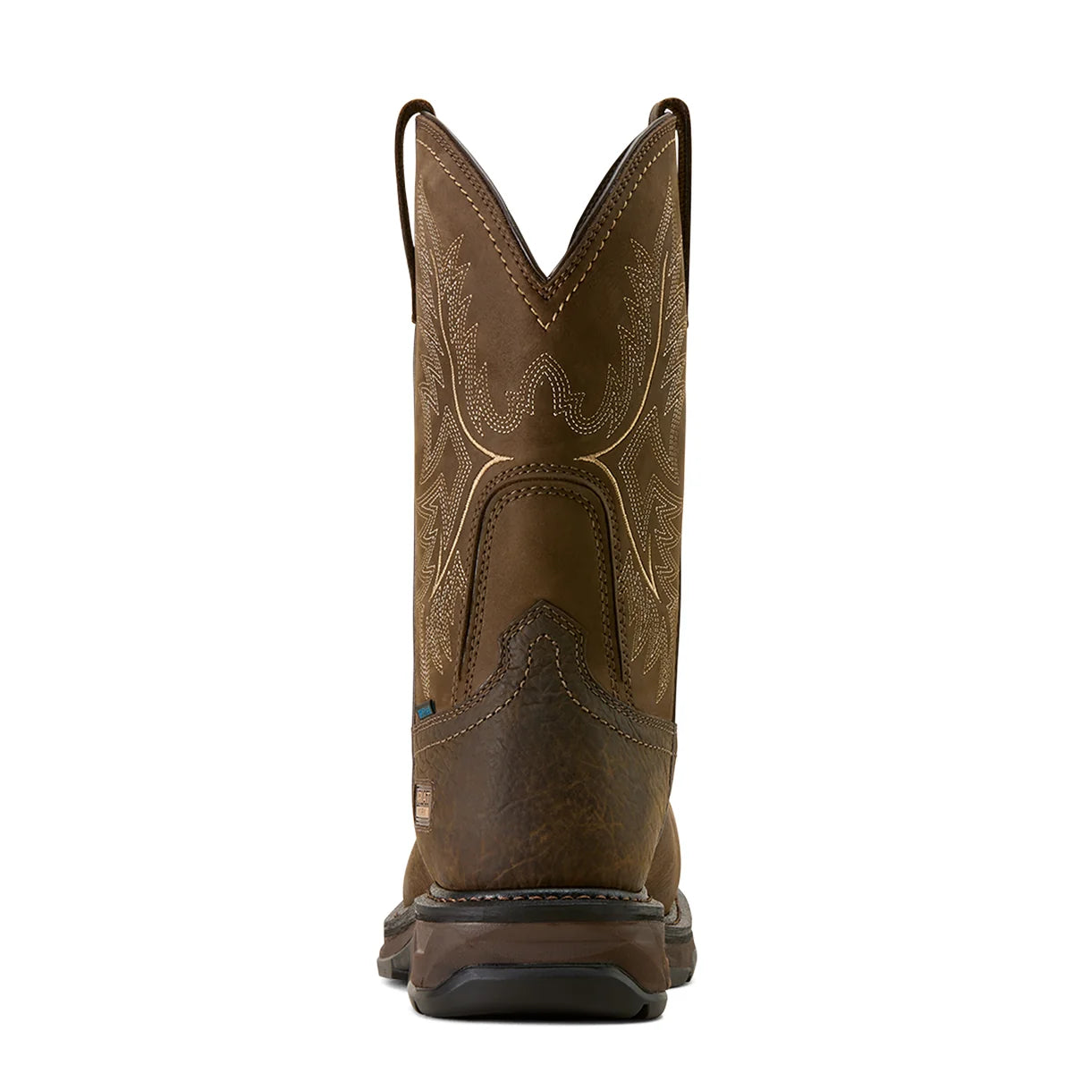 Ariat Men's WorkHog XT Waterproof Wide Square Toe Carbon Toe Work Boot - Bruin Brown/Mocha
