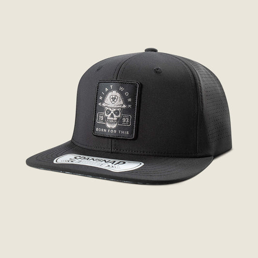 Ariat Work Cap Snapback Reflective Patch Black