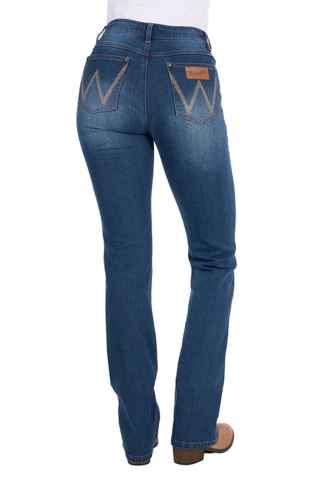 Wrangler Women's Etta Boot Cut Stretch Jean - Mid Indigo