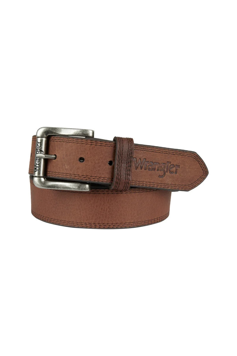 Wrangler Men's Adrian Belt - Coffee
