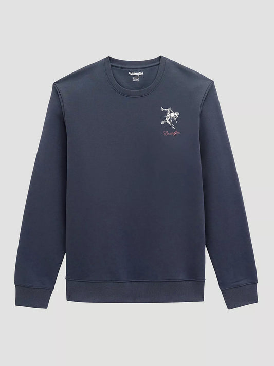 Wrangler Men's Bucking Rider Graphic Fleece Sweatshirt