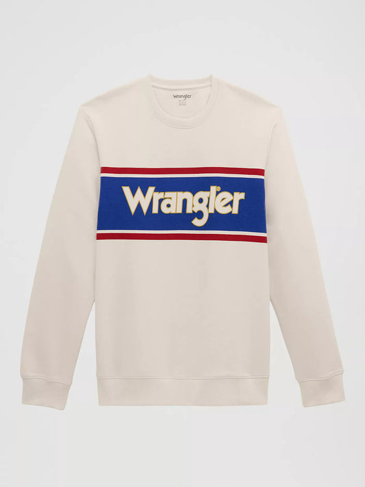 Wrangler Men's Legacy Logo Graphic Fleece Sweatshirt