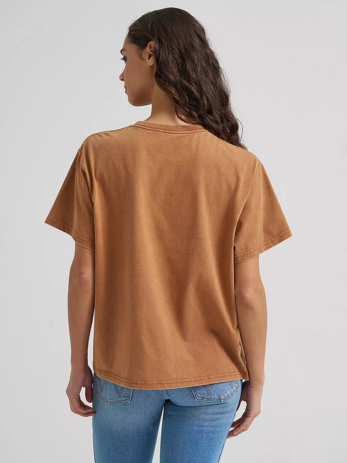 Wrangler Rider Girlfriend Graphic Tee - Argan Oil