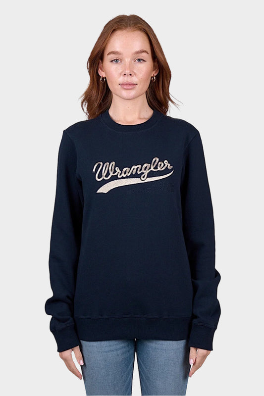 Wrangler Women's Kylie Crew - Navy