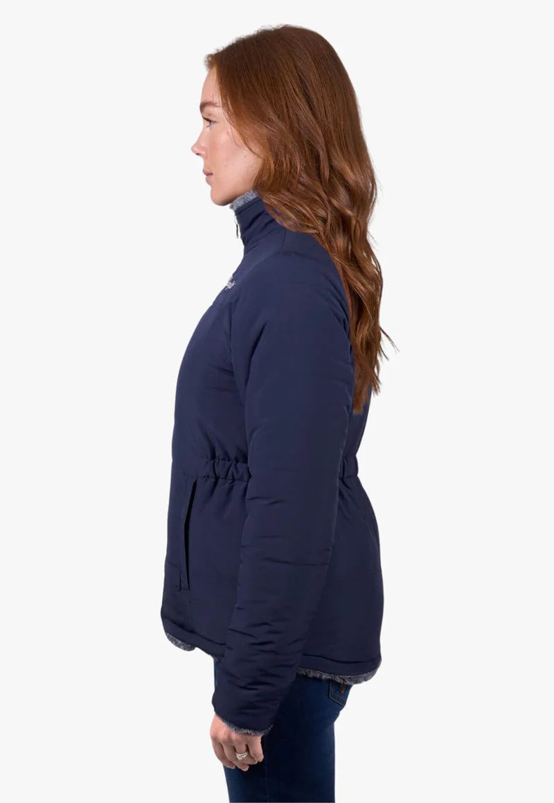 Wrangler Womens Denver Revs Jacket - NAVY/CHARCOAL