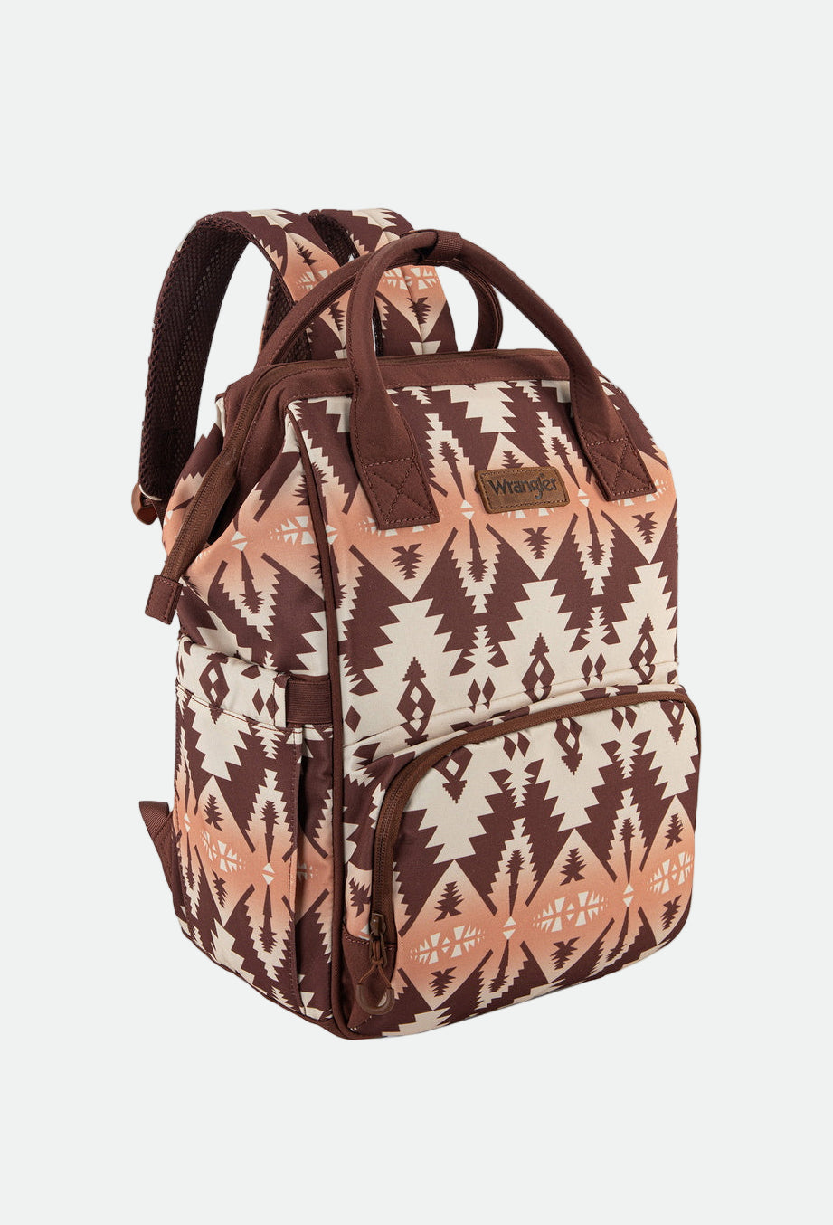 WRANGLER SOUTHWESTERN BACKPACK BABY BAG (S24/25)_MOCHA