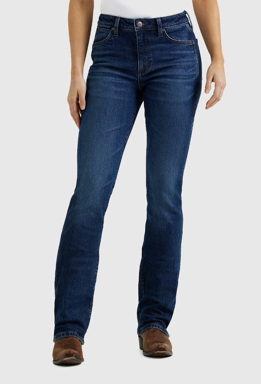 Wrangler Womens "Retro Bailey" High Rise Boot Cut Jean (Isla)