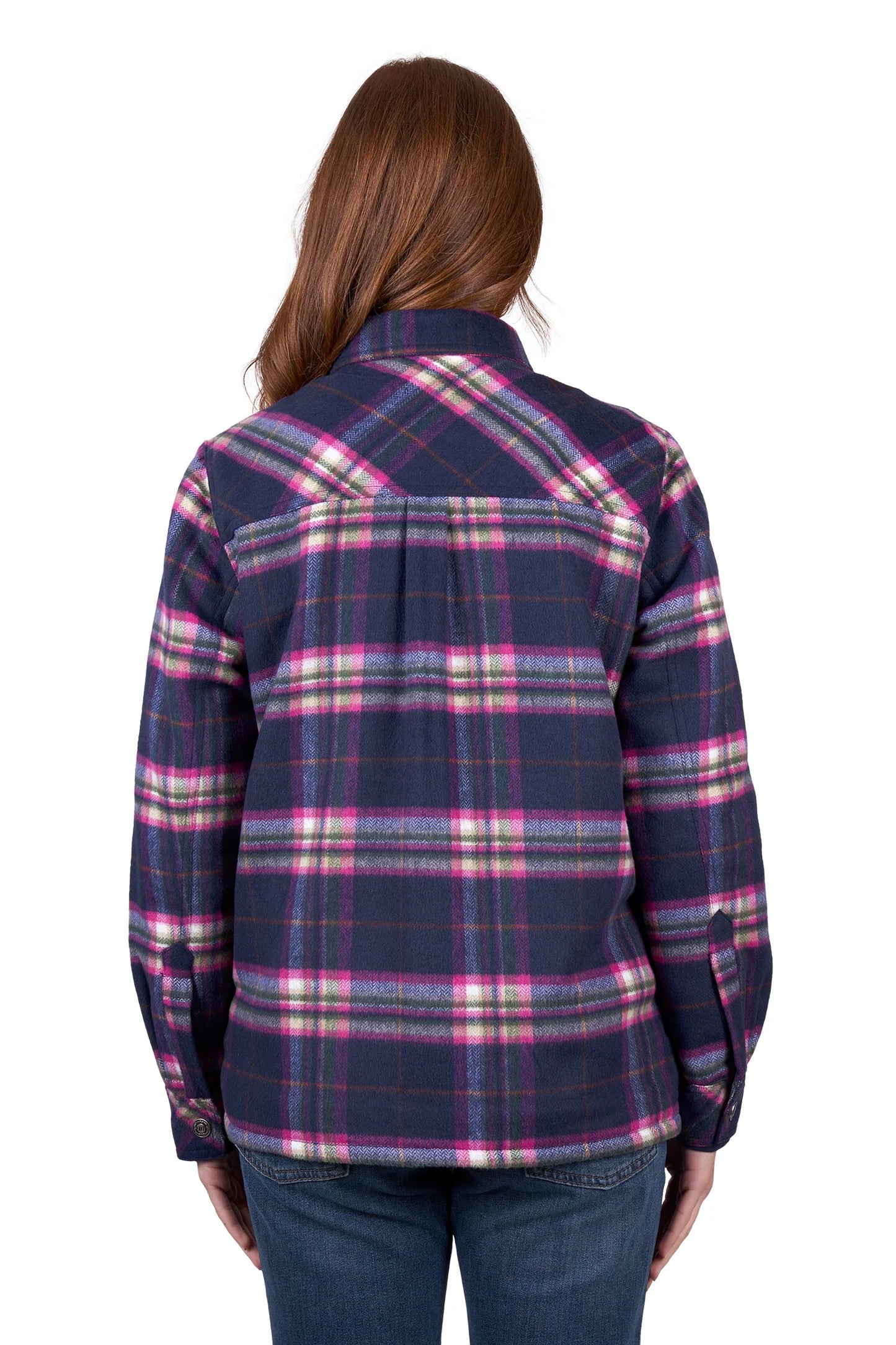 Wrangler Womens Selma Shirt Jacket - Navy