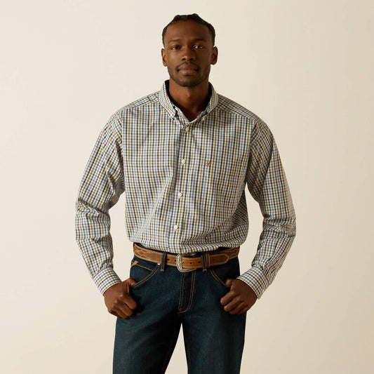 Ariat Men's Wrinkle Free Dusty Classic Fit Shirt - Purple