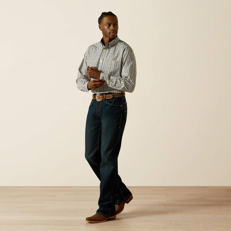 Ariat Men's Wrinkle Free Dusty Classic Fit Shirt - Purple