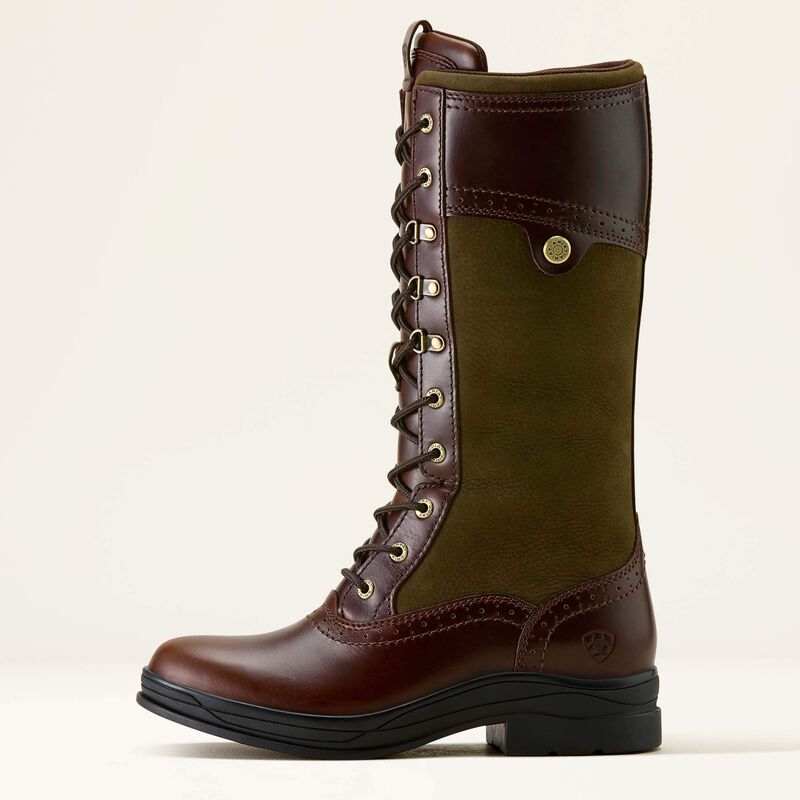Ariat Women's Wythburn II Waterproof Boot - TOBACCO BROWN|OLIVE NIGHT