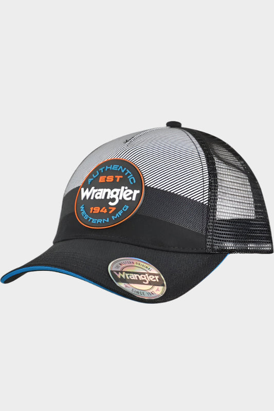 WRANGLER MEN'S DOMENIC TRUCKER CAP (BLACK)