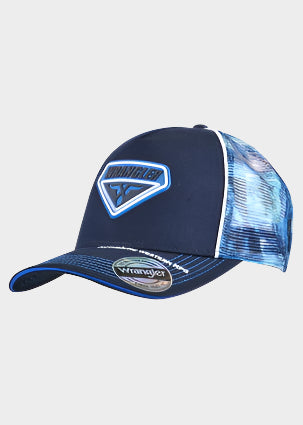 WRANGLER MEN'S FORSTER HP TRUCKER CAP (NAVY)