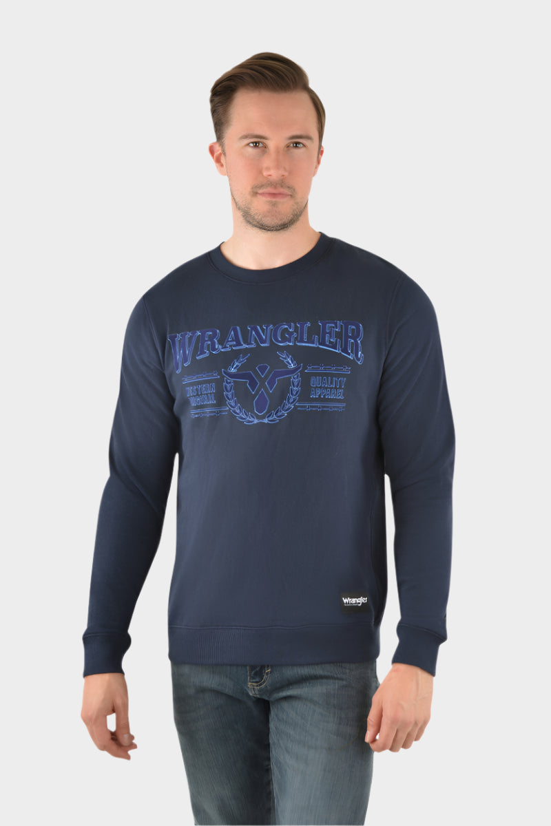 WRANGLER MEN'S RUSHTON CREW