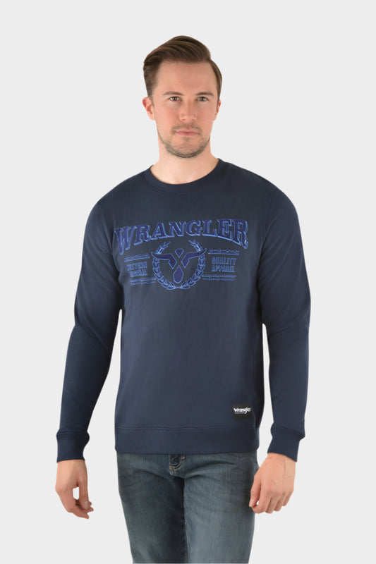 WRANGLER MEN'S RUSHTON CREW