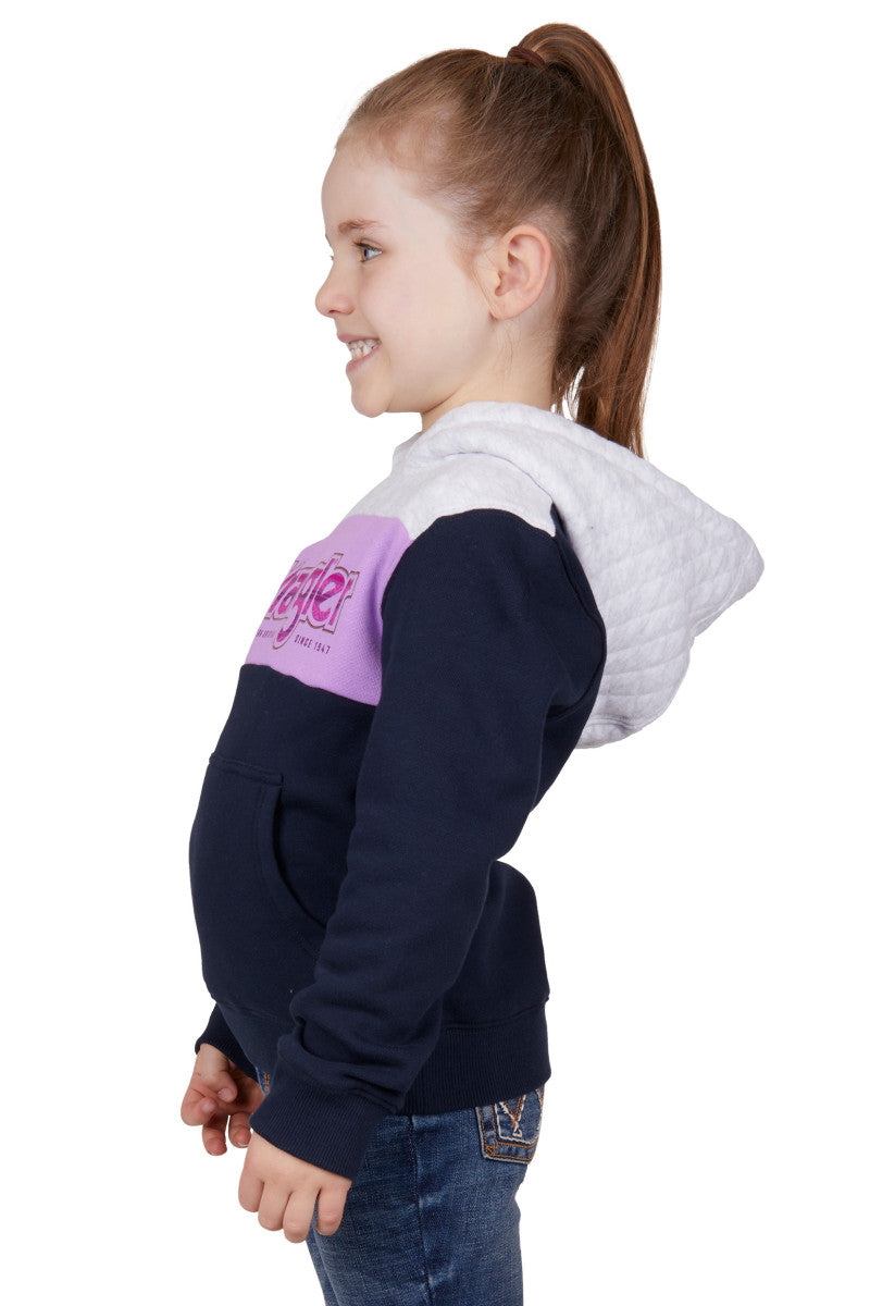 WRANGLER GIRLS SALLEY PULLOVER HOODIE (NAVY/WHITE)-Clearance