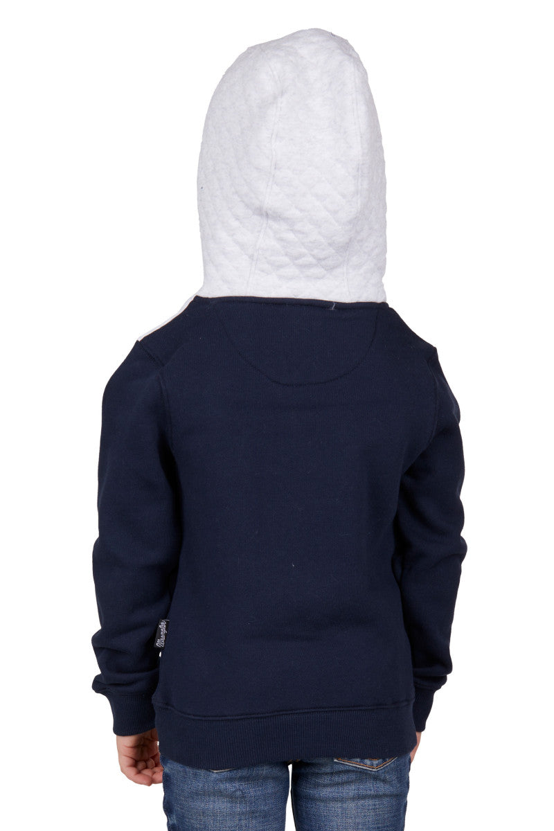 WRANGLER GIRLS SALLEY PULLOVER HOODIE (NAVY/WHITE)-Clearance