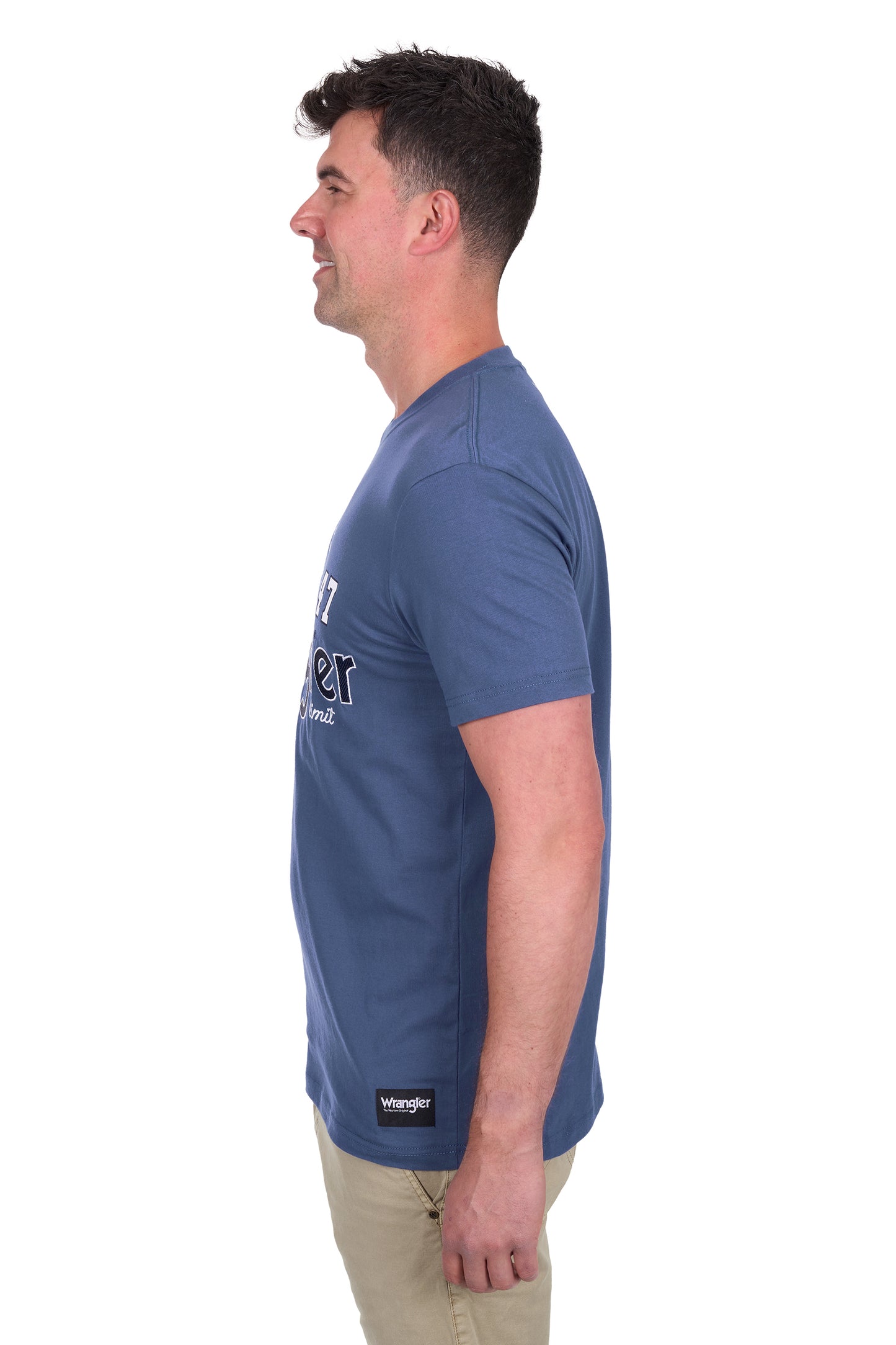 Wrangler Men's MICHAEL SS Tee - Denim