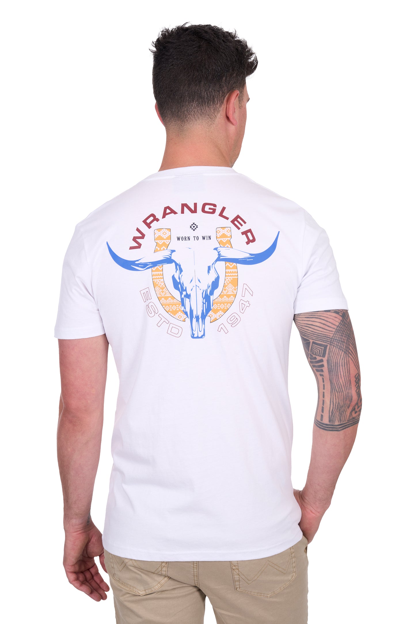 Wrangler Men's HENRY SS Tee - White