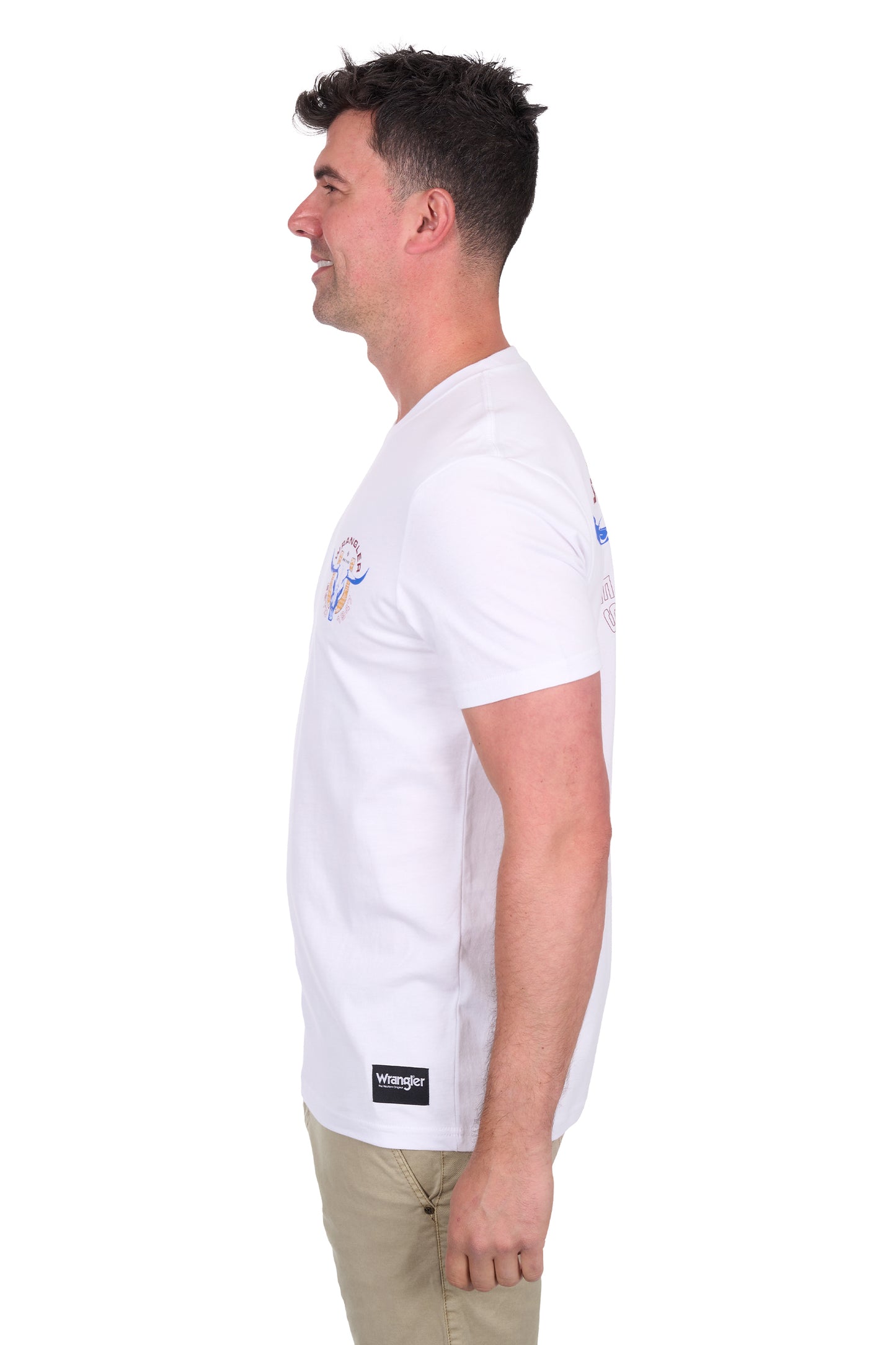 Wrangler Men's HENRY SS Tee - White