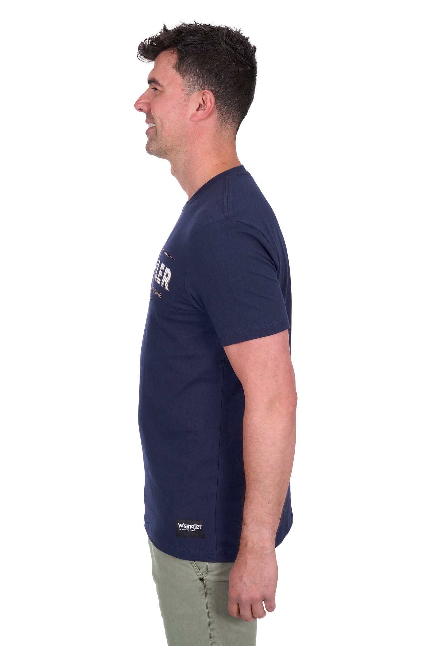 Wrangler Men's ALBERT SS Tee - Navy