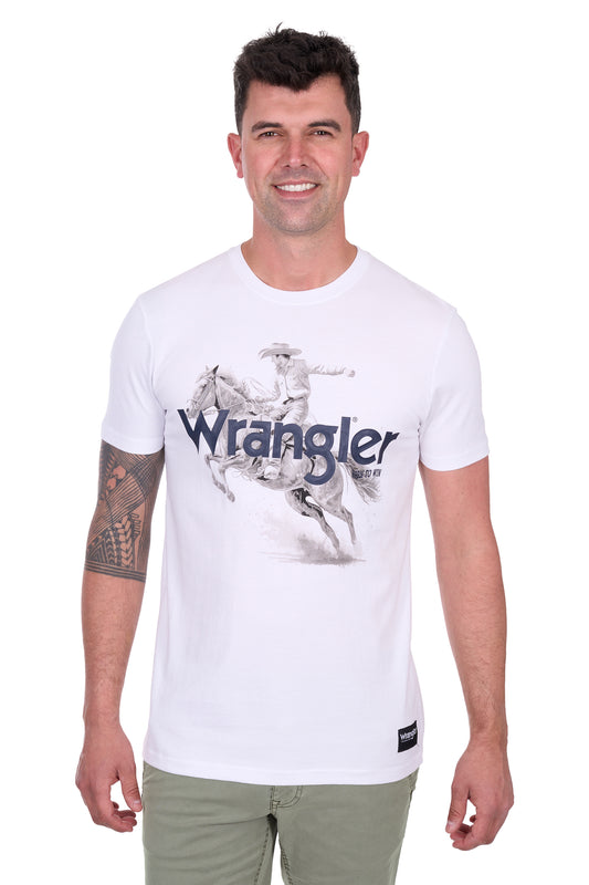 Wrangler Men's LANCE SS Tee - White