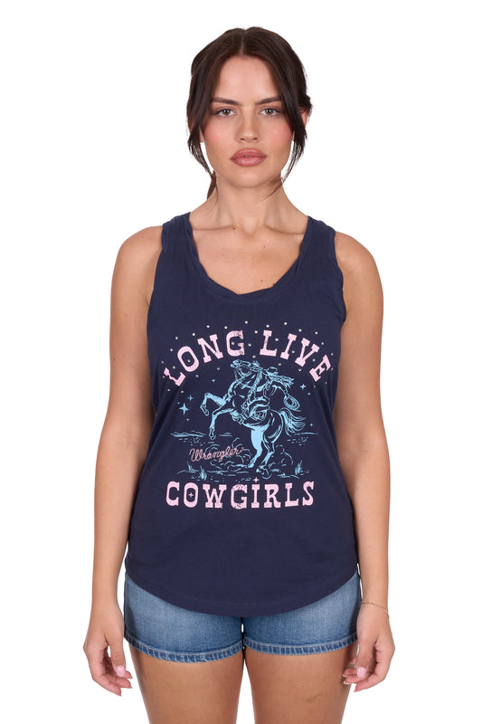 Wrangler Women's PENELOPE Tank - Navy