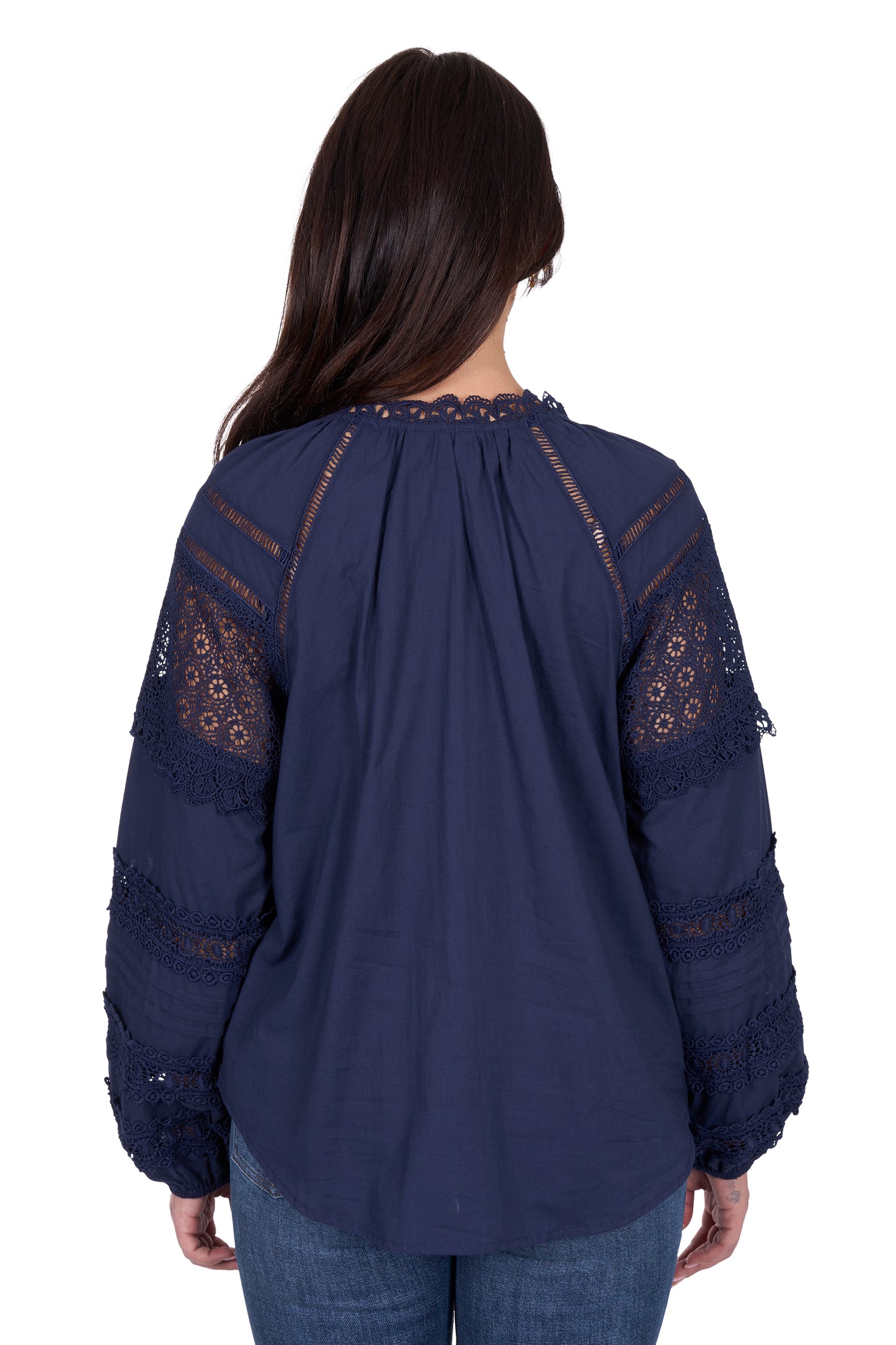 Wrangler Women's TAMARA LS Blouse - Navy