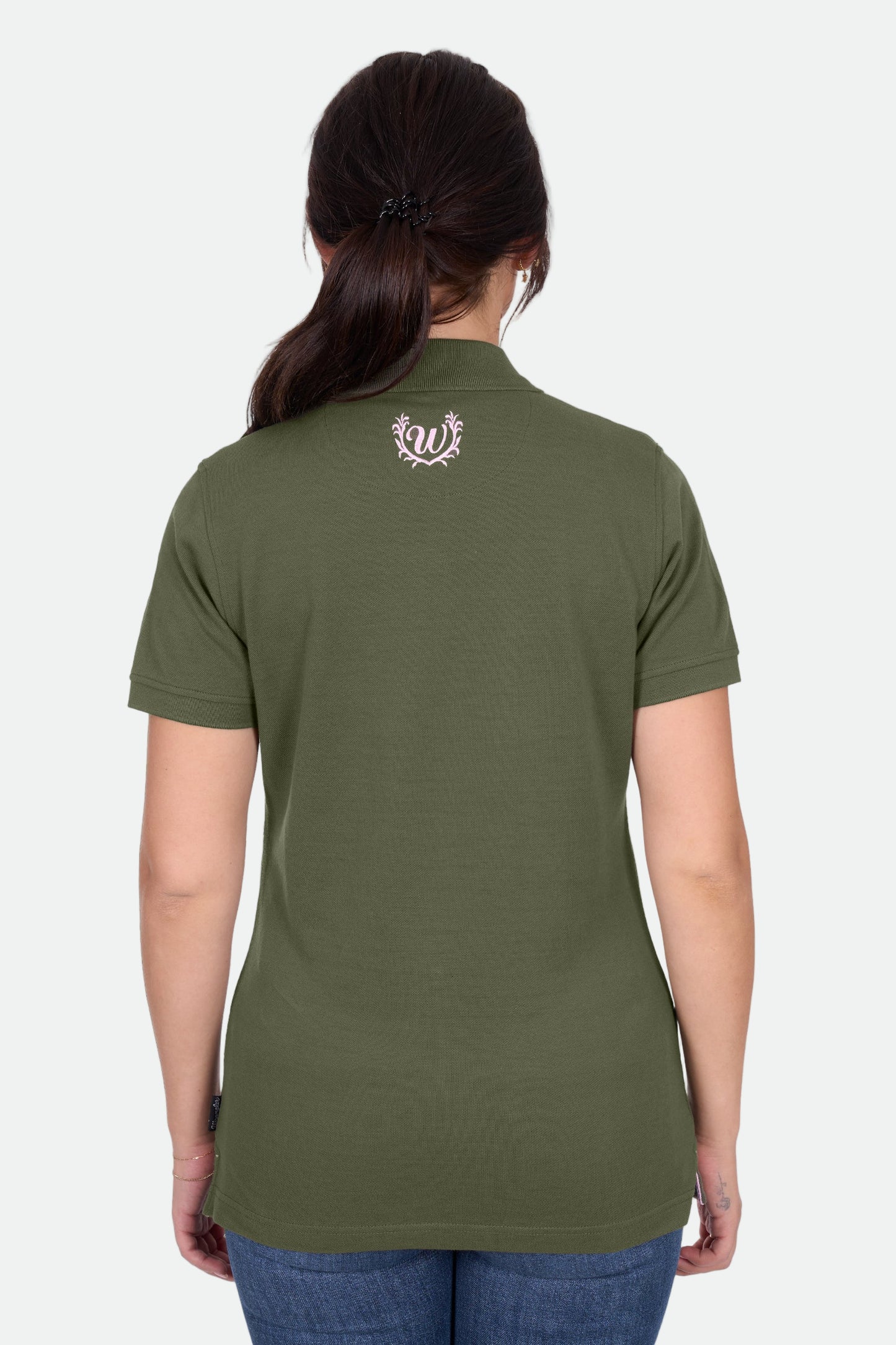 Wrangler Women's HALLIE SS Polo - Olive