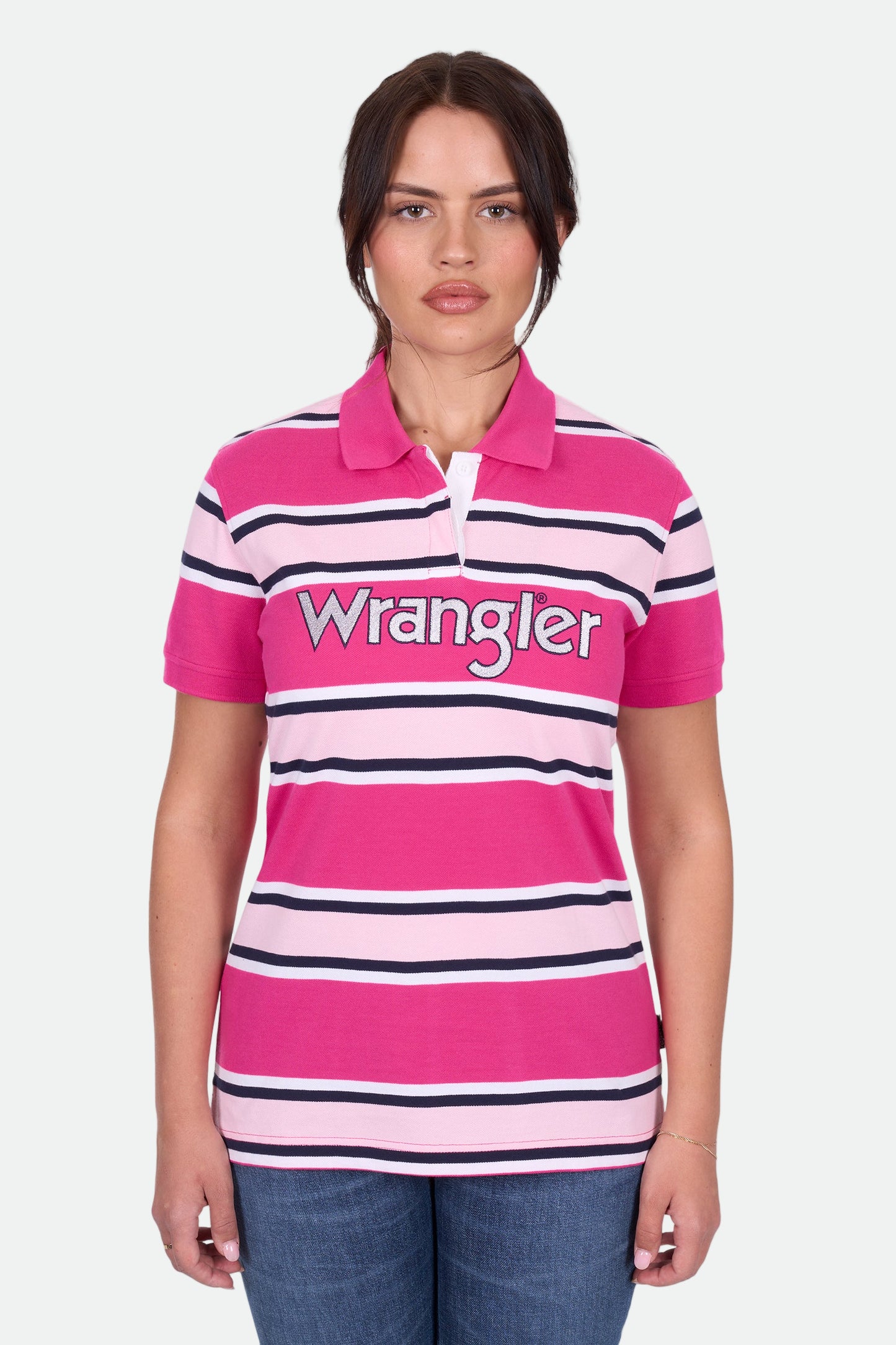 Wrangler Women's HARRIET SS Polo - Pink