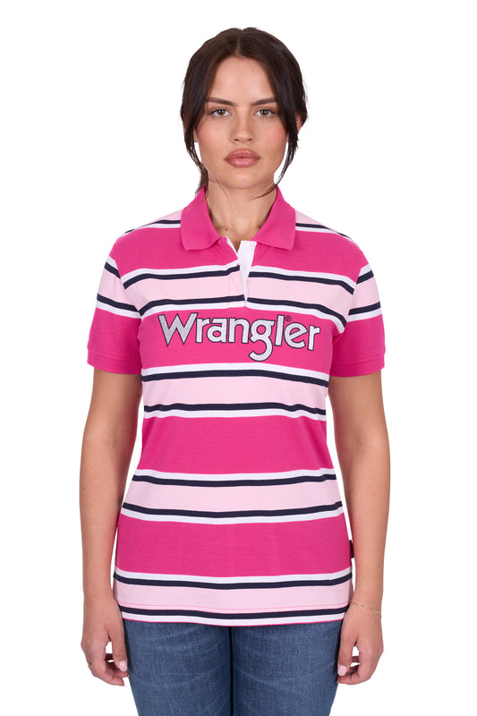 Wrangler Women's HARRIET SS Polo - Pink