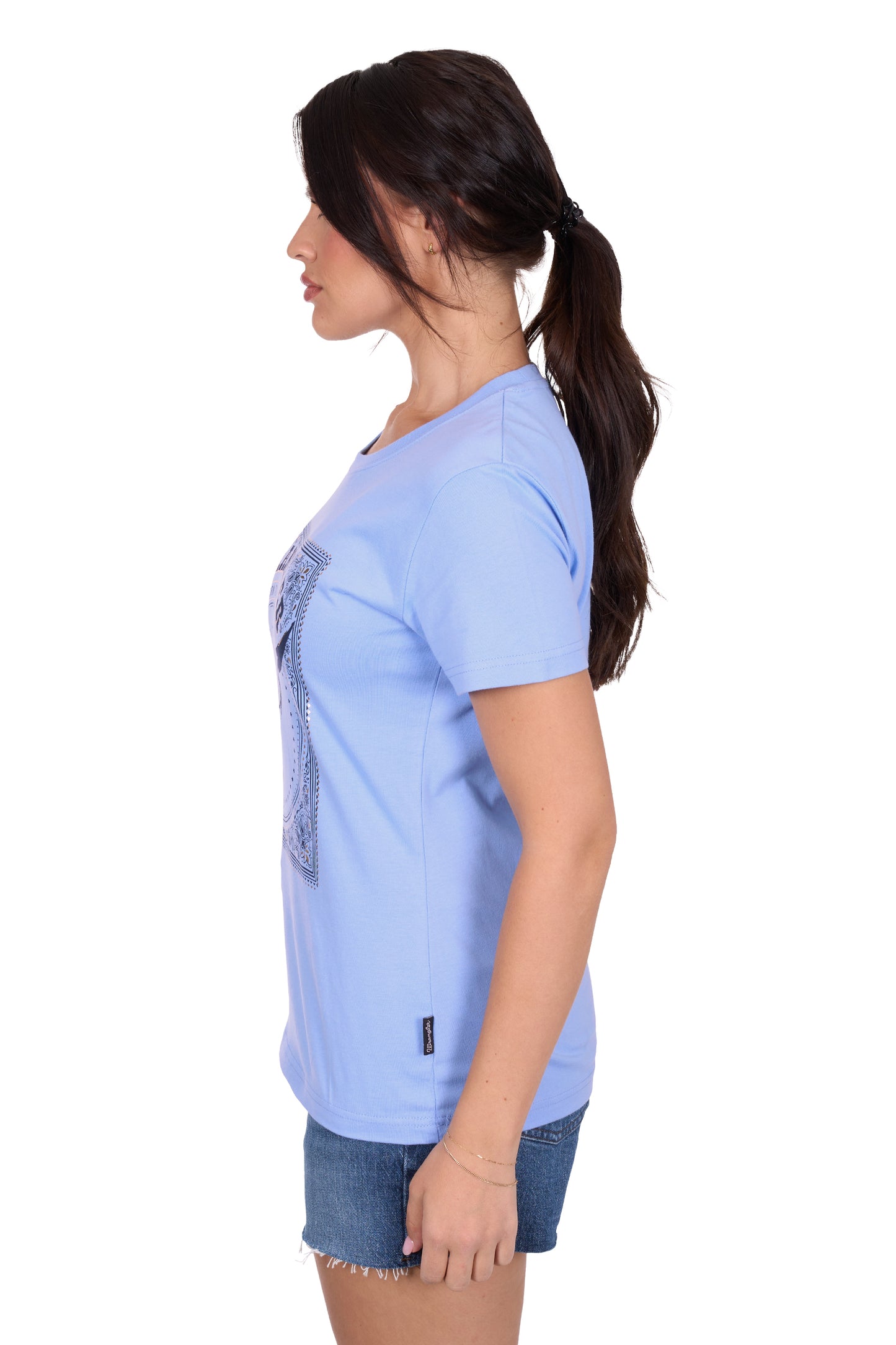 Wrangler Women's ELOISE SS Tee - Blue