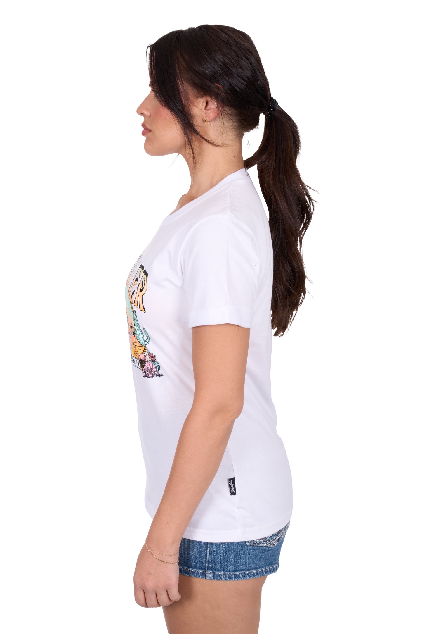 Wrangler Women's HELENA SS Tee - White